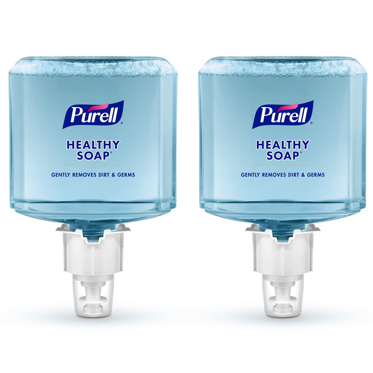 Pack of two PURELL Healthy Soap Foam refills with fresh scent, 1200 mL each, for PURELL ES4 manual soap dispensers.