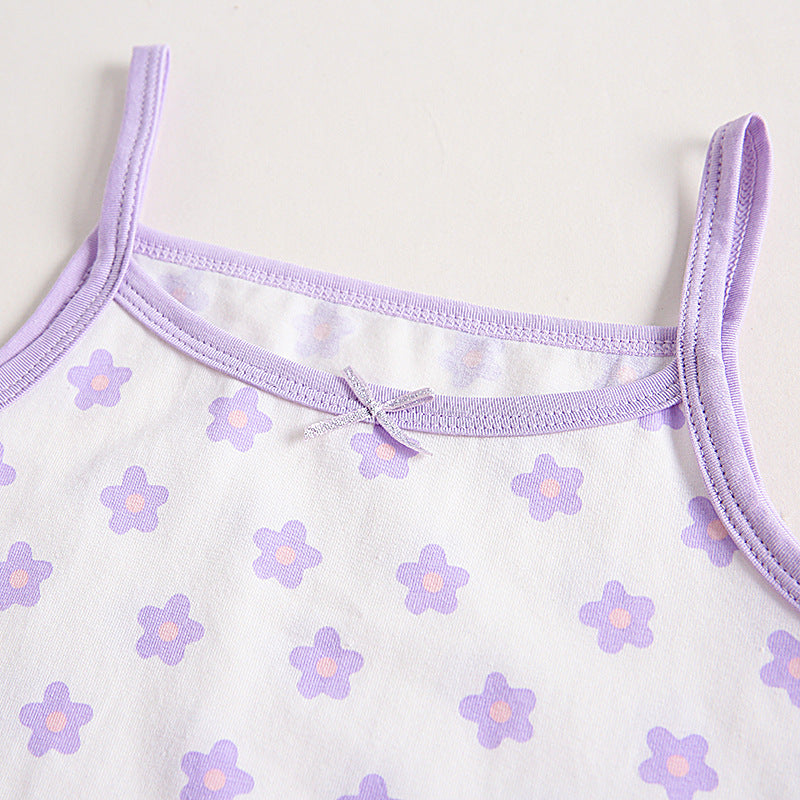 Baby girls' soft cotton undershirt with suspenders, beige color, comfortable and stylish, from BACKUPMYFILESNOW.COM®