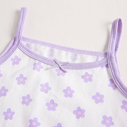 Baby girls' soft cotton undershirt with suspenders, beige color, comfortable and stylish, from BACKUPMYFILESNOW.COM®