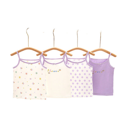 Baby girls' soft cotton undershirt with suspenders from BACKUPMYFILESNOW.COM®, featuring a cute, comfortable design for little ones.