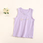 Baby girls' soft cotton undershirt with suspenders, featuring pastel colors and comfortable fabric by BACKUPMYFILESNOW.COM®.
