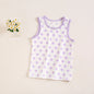 Baby girls' soft cotton undershirt with suspenders, featuring comfortable fabric and cute design, by BACKUPMYFILESNOW.COM®.