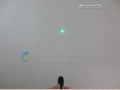 BackupMyFilesNow FU520ADX-BXS22 green laser pointer with adjustable focus, 520nm wavelength, 1mW power, for precise pointing.