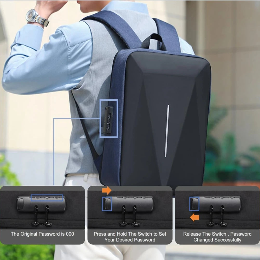BackupMyFilesNow® storage bag for Starlink Mini, waterproof multi-functional backpack with compartments for cables, brackets, and accessories.