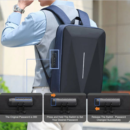 BackupMyFilesNow® storage bag for Starlink Mini, waterproof multi-functional backpack with compartments for cables, brackets, and accessories.