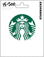 Starbucks $50 physical gift card with BACKUPMYFILESNOW.COM® branding, featuring Starbucks logo and design.