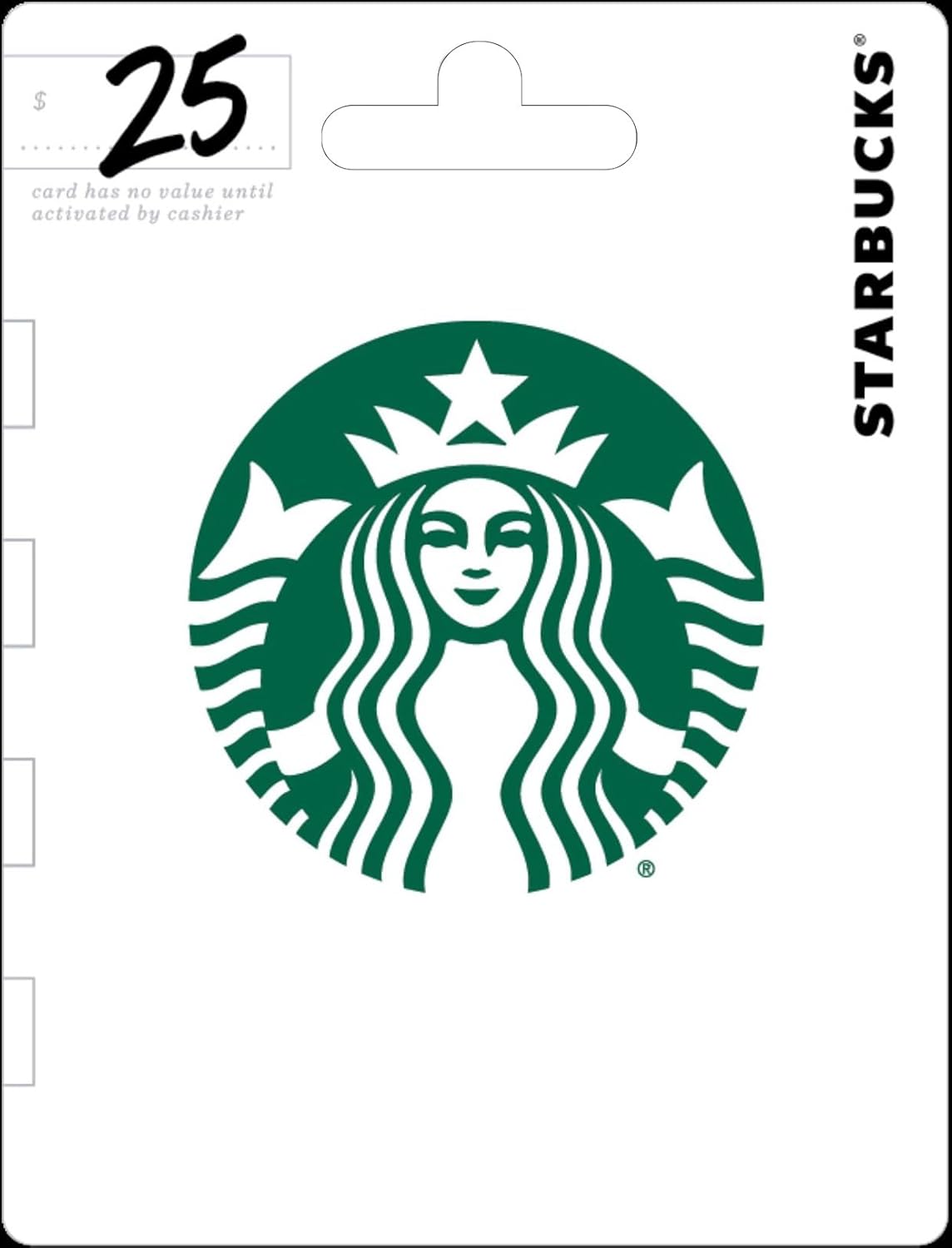 Starbucks physical gift card worth $50 from BACKUPMYFILESNOW.COM®, featuring Starbucks branding and designed for gifting.