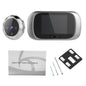 Gold 2.8-inch night vision digital door viewer with camera and doorbell for home security, featuring a sleek design and photo shooting capability.