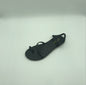 Summer flat leather fish mouth sandals by BACKUPMYFILESNOW.COM® with open toe design and stylish leather straps.