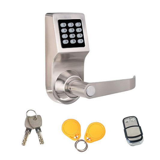 Gold smart anti-theft security password lock with safety rope, designed for securing valuables and preventing theft.