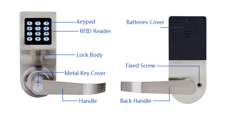 Gold Smart Anti-Theft Security Password Lock with Safety Rope from BackupMyFilesNow.com, featuring a secure locking mechanism and adjustable rope.