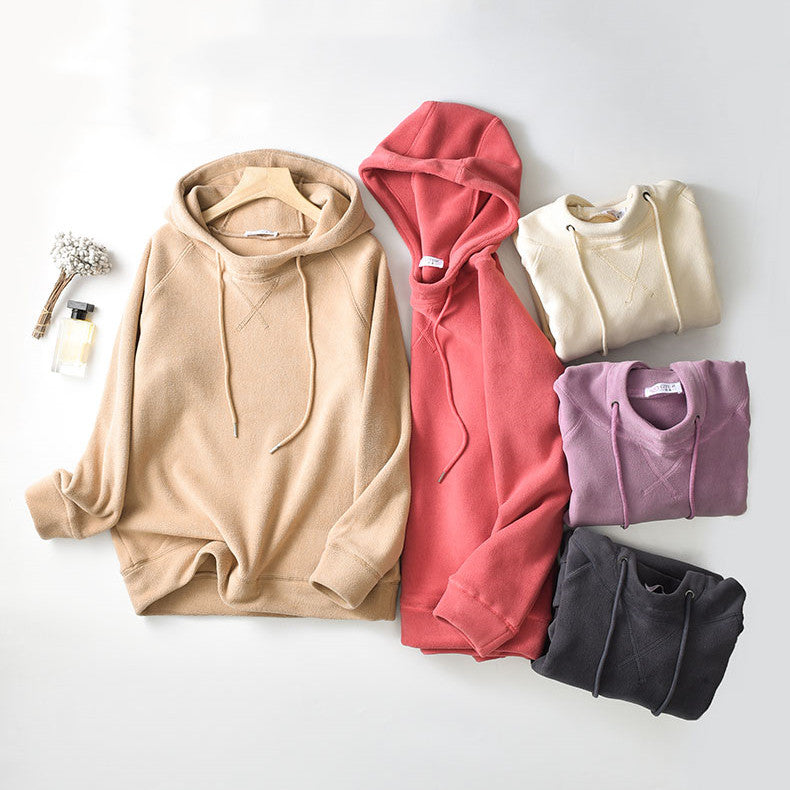 Thickened warm double-sided sweater from BACKUPMYFILESNOW.COM® with a cozy, textured knit pattern, ideal for cold weather.