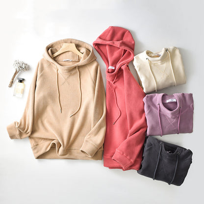 Thickened warm double-sided sweater from BACKUPMYFILESNOW.COM® with a cozy, textured knit pattern, ideal for cold weather.