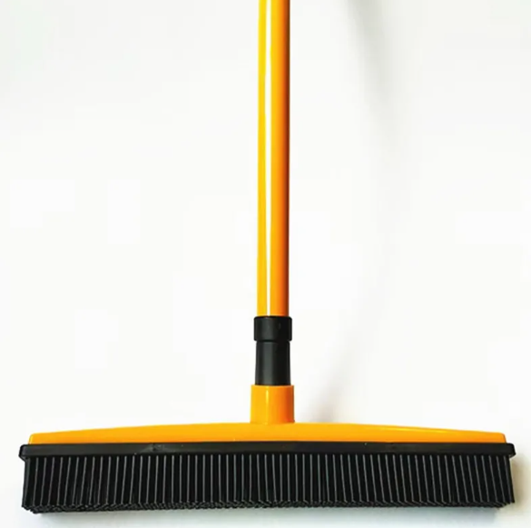 Grass green pet hair removal broom mop from BackupMyFilesNow.com with a wide cleaning head and sturdy handle for pet hair cleanup.