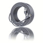 Gray Starlink Gen 3 Ethernet extension cable, 15m, high-speed 2000Mbps replacement cable for Starlink V3 Mini.