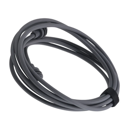 Gray 2-meter Starlink Mini DC to DC extension cable by BACKUPMYFILESNOW.com, waterproof for Starlink SpaceX mini power connection.