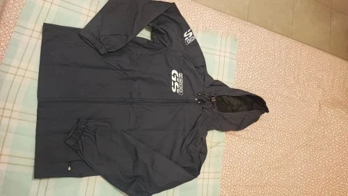 Gray SpaceX hoodie with Space X logo and NASA emblem, men's hooded jacket with zipper, casual outerwear for men.