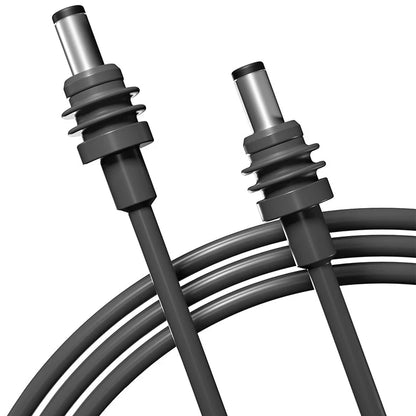 Gray 5-meter waterproof DC to DC extension cable for Starlink Mini by BACKUPMYFILESNOW.COM®, compatible with Starlink SpaceX.