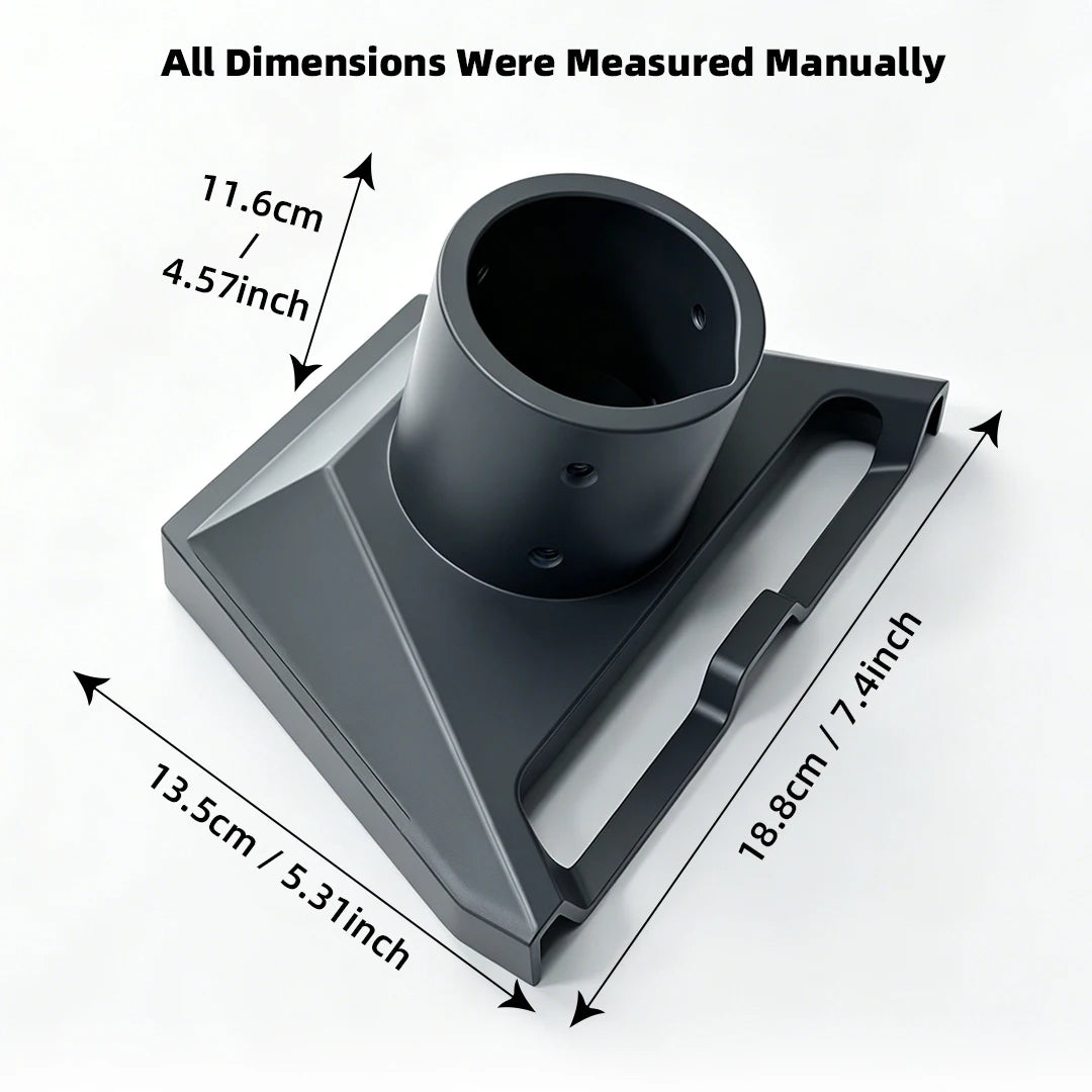 Gray zinc alloy Starlink V3 mount bracket by BACKUPMYFILESNOW.COM® for stable roof and RV installation, anti-rust design.