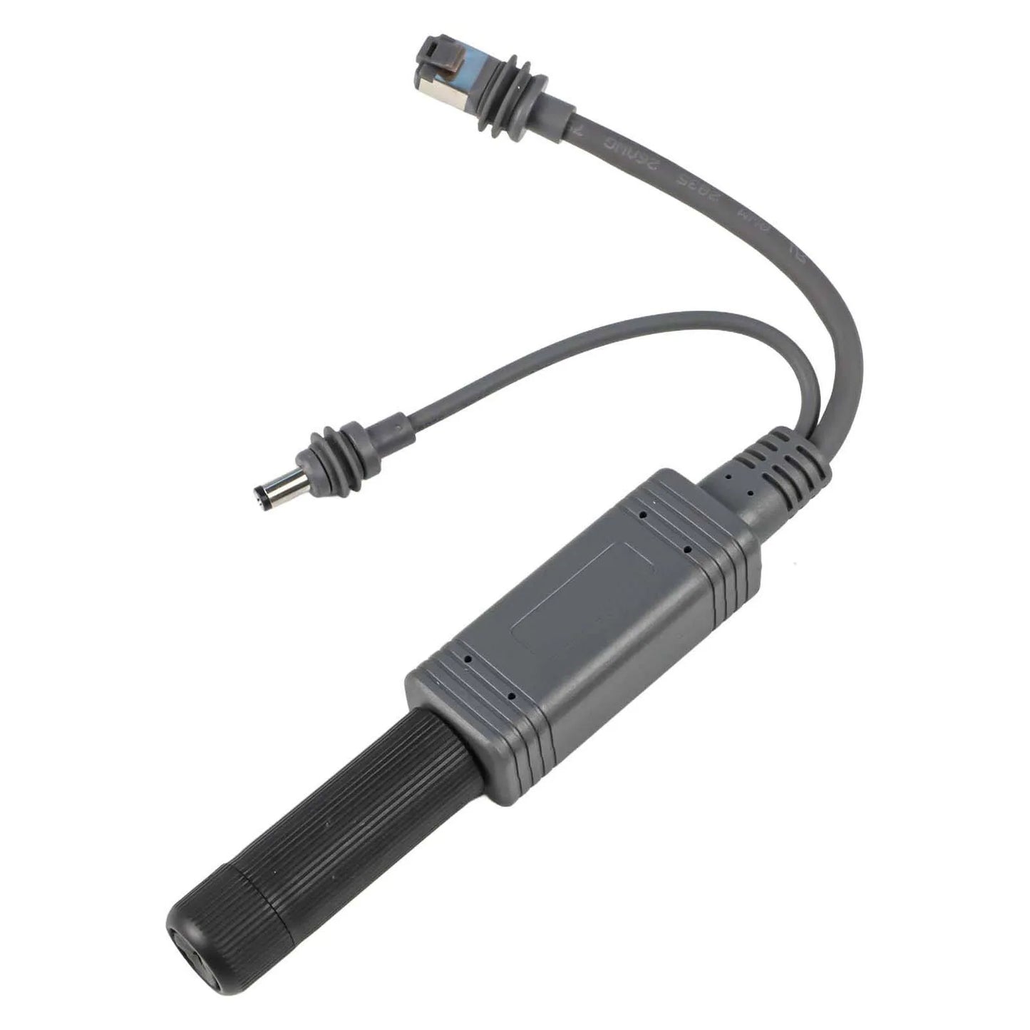Gray IP68 waterproof power cable splitter for Starlink Gen Mini, 48V 2.5A outdoor connector adapter by BACKUPMYFILESNOW.COM®