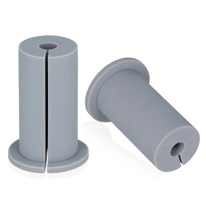 Black 2-piece Starlink cable routing kit with Ethernet wall grommet and silica gel from BACKUPMYFILESNOW.COM®.