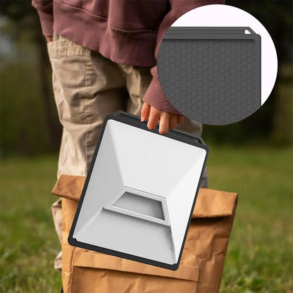 Gray silicone protective cover for Starlink Mini, anti-slip, waterproof, washable outdoor shell by BACKUPMYFILESNOW.COM®.
