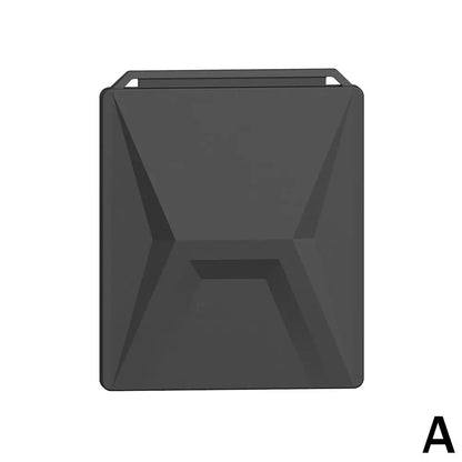 Gray silicone protective cover for Starlink Mini by BACKUPMYFILESNOW.COM®, anti-slip, waterproof, washable, outdoor portable shell.