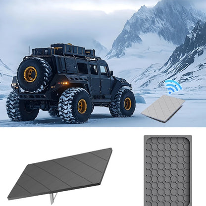 Gray silicone protective case for Starlink Gen 3 antenna, shockproof and anti-scratch cover for accessories.