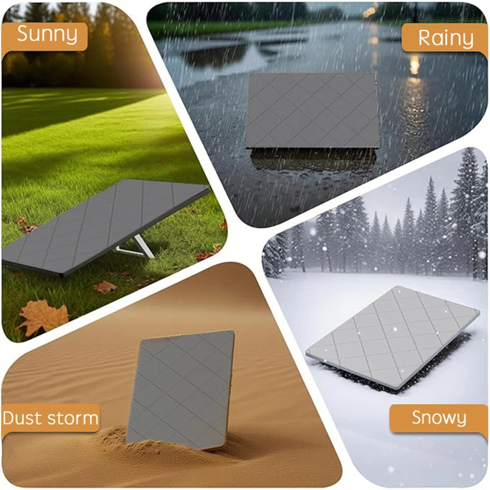 Gray silicone protective case for Starlink Gen 3 antenna, shockproof and anti-scratch cover from BACKUPMYFILESNOW.COM®.