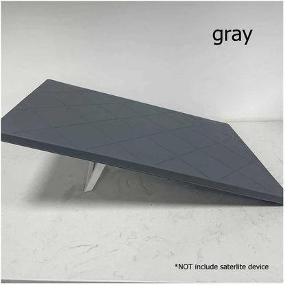 Gray silicone protective case for Starlink Gen 3 antenna, shockproof and anti-scratch cover for accessories.