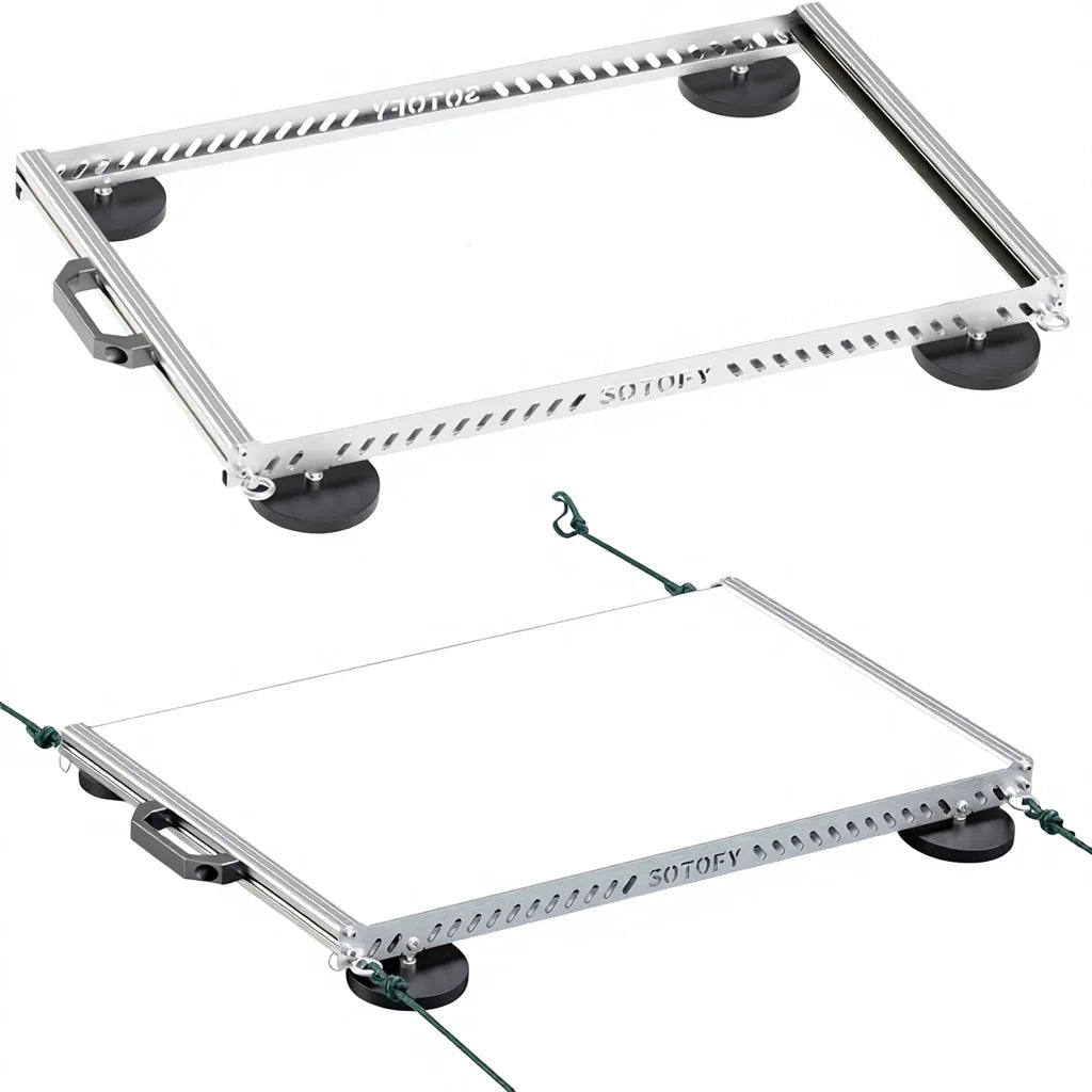 Gray Starlink Mini Magnetic Mount with rotatable base, strong hold, and frame protection, designed for car and RV mounting.