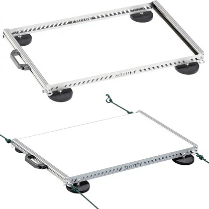 Gray Starlink Mini Magnetic Mount with rotatable base, strong hold, and frame protection, designed for car and RV mounting.