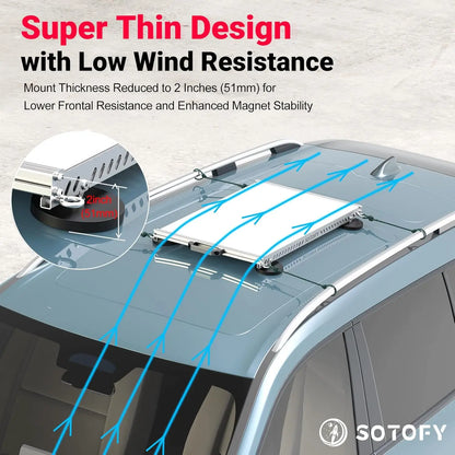 Gray Starlink Mini magnetic mount with rotatable base, strong hold, and frame protection, designed for cars and RVs.