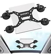 Gray Starlink Mini Magnetic Mount with rotatable base, strong hold, and frame protection for car and RV installation.