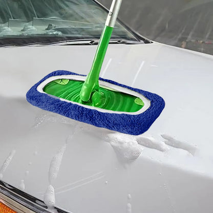 Gray Swiffer wet and dry microfiber mop cover, reusable washable pad for flat mopping, replacement mop head by BACKUPMYFILESNOW.COM®