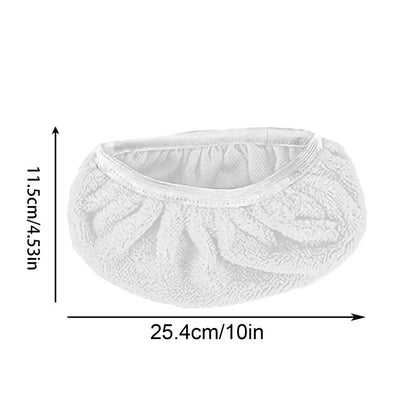 Gray Swiffer wet and dry microfiber mop cover by BACKUPMYFILESNOW.COM®, reusable and washable flat mop pad for cleaning.