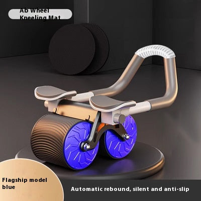 Gray Automatic Rebound Abdominal Wheel by BackupMyFilesNow.com for core exercises and abdominal muscle strengthening.