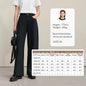 Grayish-blue Amii women’s wide-leg denim pants with a casual retro style, made from 100% cotton, perfect for spring wear.