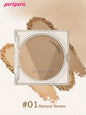 K-beauty V Shading Contour Matte Powder Palette with natural gradation, light bronzer for slimming facial nose, smooth velvet texture.