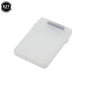 Green plastic protective case for 2.5 inch IDE SATA HDD with buckle, designed for secure storage and transport of hard drives.
