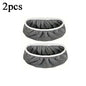 Green reusable microfiber mop pads for Swiffer Sweeper mops, washable surface and hardwood floor cleaning cloth refills.
