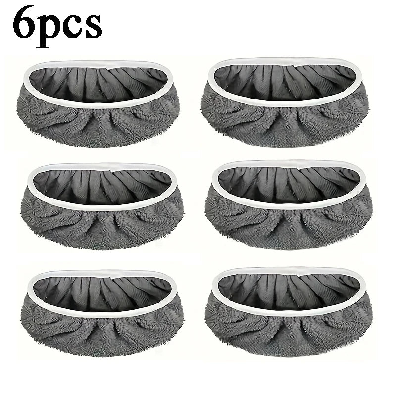 Green reusable microfiber mop pads for Swiffer Sweeper mops, washable refills for surface and hardwood floor cleaning by BACKUPMYFILESNOW.COM®