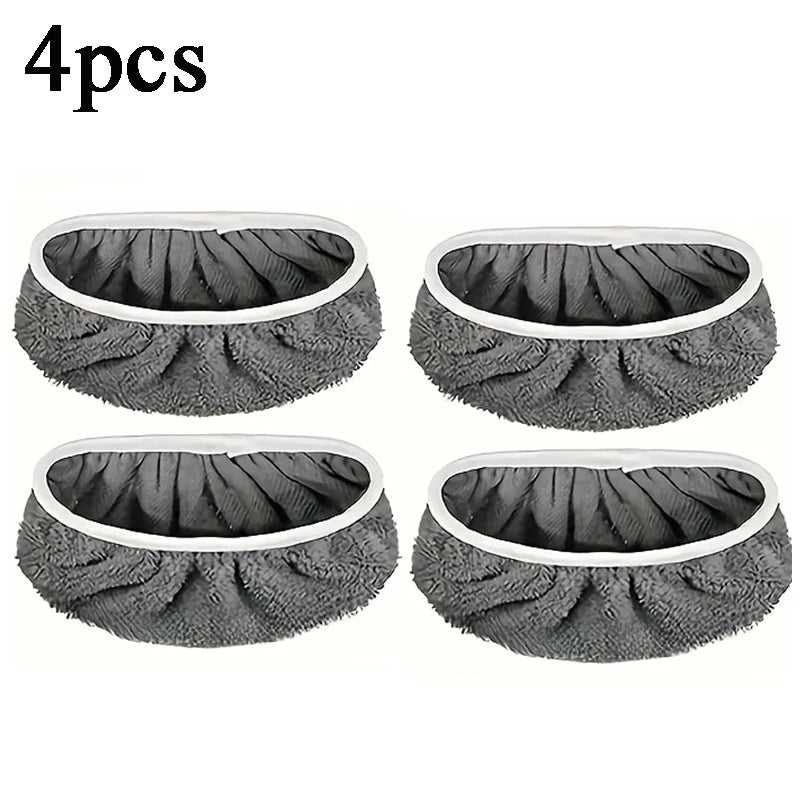 Green reusable microfiber mop pads for Swiffer Sweeper mops, washable surface and hardwood floor cleaning cloths by BACKUPMYFILESNOW.COM®