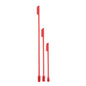 Green silicone face mask brush and spatula for cosmetics, deep bottle scraper, and makeup application tools.