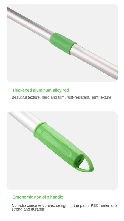 Green car cleaning brush with telescoping handle, adjustable length, super absorbent bristles, designed for detailed auto washing.