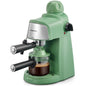 Green iHomekee espresso machine with 3.5Bar pressure, milk frothing, steam wand, fast heating, for 1-4 cups of coffee and cappuccino.