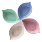 Japanese style small straw leaves snacks plate with intricate straw leaf design, ideal for serving small snacks or appetizers.