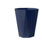 Green plastic household trash can with open top, large capacity, suitable for bathroom, bedroom, kitchen, or office use.
