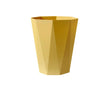 Large green plastic household trash can and toilet paper basket, open-top design for bathroom, bedroom, kitchen, or office use.