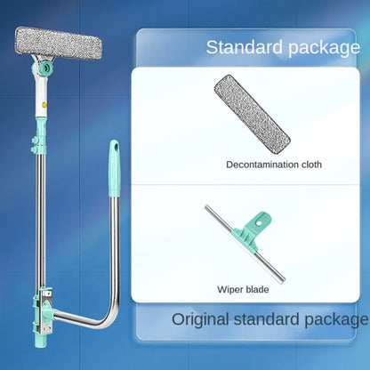 Eworld Hot Upgraded Telescopic Window Cleaning Brush by BACKUPMYFILESNOW.COM, with extendable handle for high-rise glass cleaning.